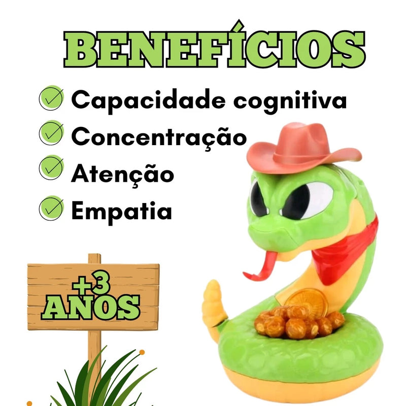 Brinquedo Tesouro da Serpente Jogo de Estratégia Educativo