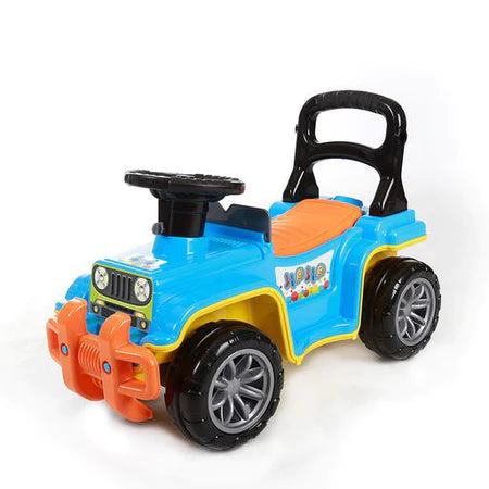 Carrinho de Brinquedo Jip Jip Infantil Empurrador Quadriciclo Andador